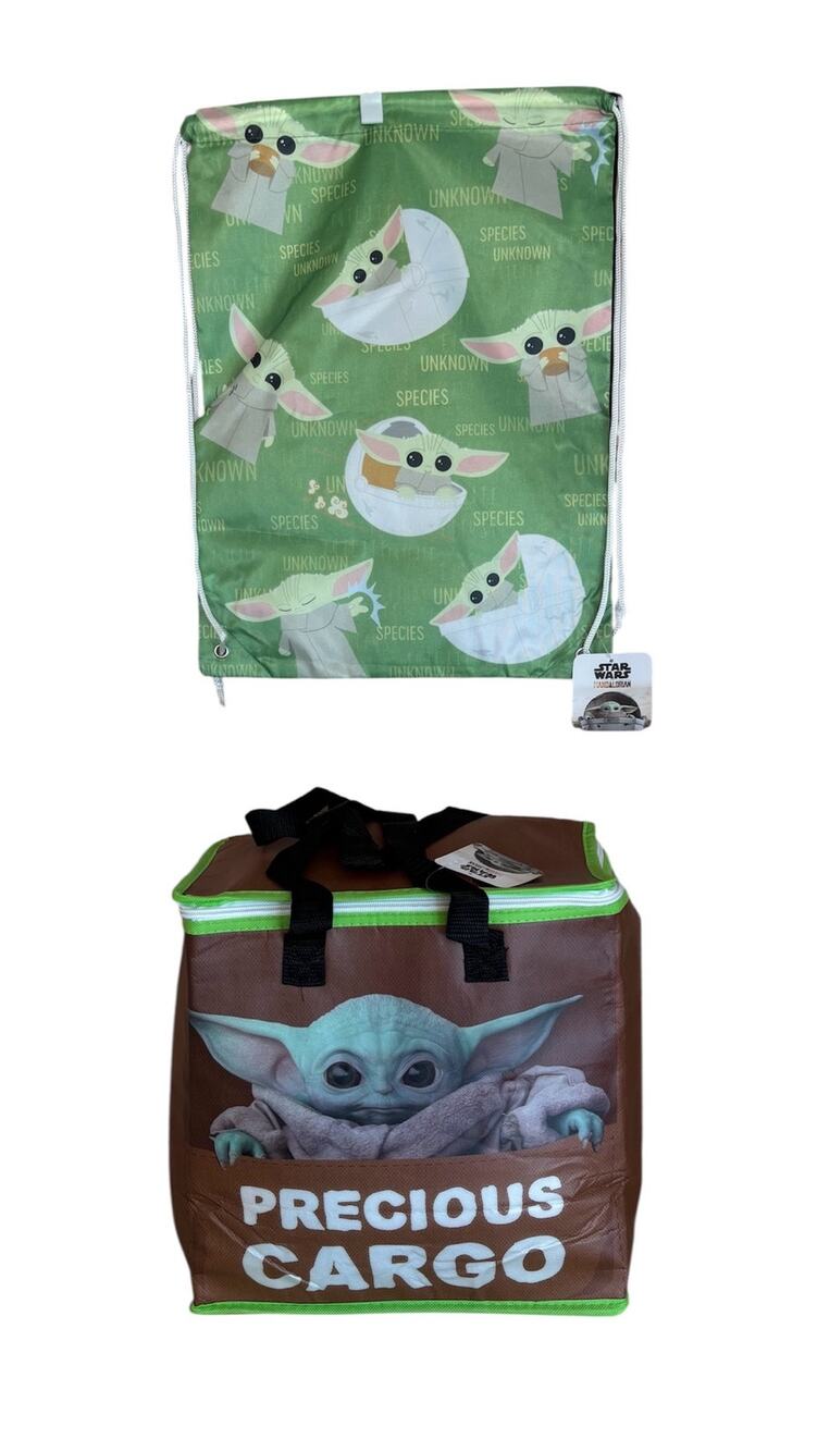 Disney Star Wars The Mandalorian Grogu Insulated zippered picnic bag & backpack